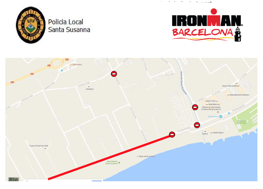 Afectacions mobilitat – Ironman Barcelona 2016